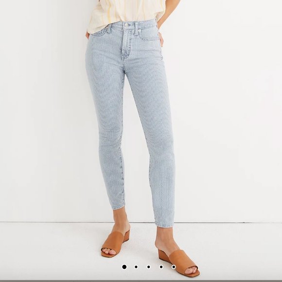 Madewell Denim - Madewell 10" High-Rise Skinny Crop Jeans